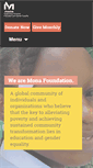 Mobile Screenshot of monafoundation.org